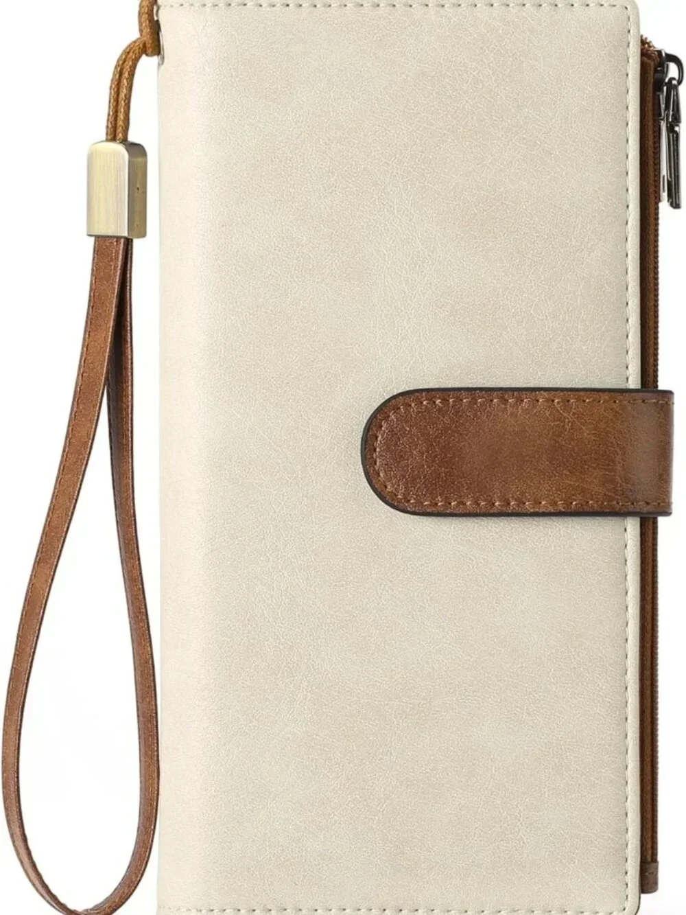 Stylish RFID Blocking Women's Wallet - Soft Leather Wristlet, Large Capacity, 5